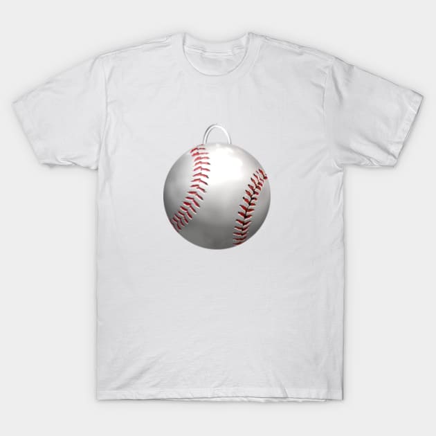 Baseball Ornament T-Shirt by Artist4God